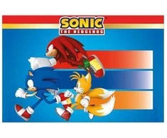 Party Deco Sonic Speed plast dug