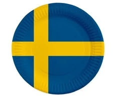 Globos Europe Bv Švediškos popierinės lėkštės, 8 vnt.