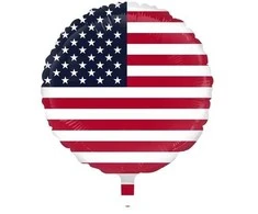 Globos Europe Bv JAV folijos kamuolys, 46 cm