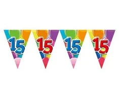 Globos Europe Bv Vimpelų girlianda 15 su balionais