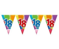 Globos Europe Bv Vimpelų girlianda 18 su balionais