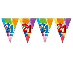 Globos Europe Bv Vimpelų girlianda 21 su balionais