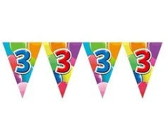 Globos Europe Bv Vimpelų girlianda 3 su balionais