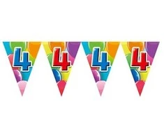 Globos Europe Bv Vimpelų girlianda 4 su balionais