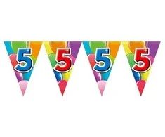 Globos Europe Bv Vimpelų girlianda 5 su balionais