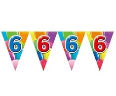 Globos Europe Bv Vimpelų girlianda 6 su balionais