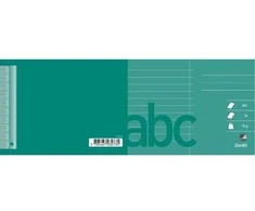 Hamelin Žodynėlių sąsiuvinis su užrašų knygele „bantex“, linijuotas, 8,5 mm, A6L, tamsiai žalias, 25 vnt.