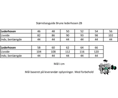 GMBH &amp; CO Natūralios odinės kelnės, rudos spalvos