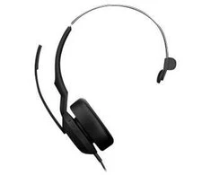 Ausinės - Jabra Evolve2 50 MS Mono ausinės (laidinės, triukšmo slopinimas, dviguba jungtis)