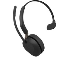 Ausinės Jabra Evolve3 65 MS Mono juodas su Link 390c u. Įkrovimo stotelė