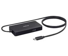 Gn Audio Jabra PanaCast USB šakotuvas USB-C, ES įkroviklis, USB 3.2 Gen 1 (3.1 Gen 1) Type-C, juodas, USB Type-C, USB 3.0, HDMI, RJ-45, USB 2.0 Type-A, Kinija, 1 vnt., 155 mm