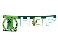 „GoDan Banner Minecraft“ su gimtadieniu