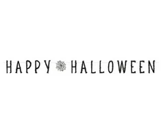 Boland Traciks „GoDan Happy Halloween“ popierinė girlianda, 180x15 cm