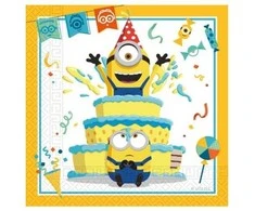 Globos Europe Bv Minions: The Rise of Gru napkins 33x33cm 20pcs
