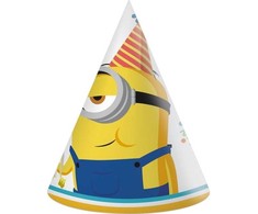 GoDan Popieriniai kepurėliai Minions 2: Gru iškilimas (6 vnt.)