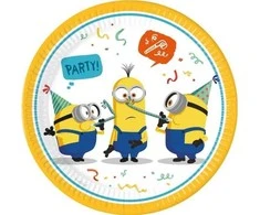 GoDan Popieriaus plokštės Minionki 23 cm 8 vnt Godan