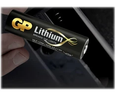 Gold Peak Industries GP Batteries ličio pirminės ličio AA baterijos – 4 vnt., vienkartinės baterijos, AA, šarminės, 1,5 V, 4 vnt., Premium