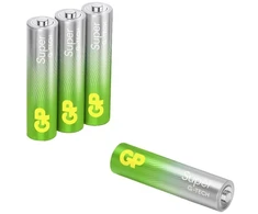 Gold Peak Industries GP Baterija GP Baterija 1x4 GP Super Alkaline 1.5V AAA Micro LR03 Rel. 03024AETA-B4