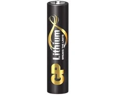 Gold Peak Industries GP Baterijos Ličio Pirminės AAA, Vienkartinės baterijos, AAA, Šarminės, 1,5 V, 4 vnt., Premium