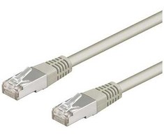 Goobay F/UTP tinklo kabelis cat. 5e CCA pilkas 1,5 m (95535)