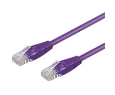 „Goobay CAT 6“ jungties kabelis, U/UTP, violetinis – laido ilgis 1,5 m