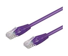 „Goobay CAT 6“ jungties kabelis, U/UTP, violetinis – laido ilgis 1,5 m