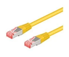 Goobay Kabelis LAN Patchcord CAT 6A S/FTP geltona 1,5 m