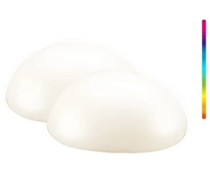 2x Półkula LED Goobay 24cm do ogrodu RGBW