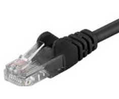 „Goobay“ CAT 6 jungties kabelis, U/UTP, juodas - Kabelio ilgis 25 m
