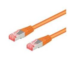 Goobay Kabelis LAN Patchcord CAT 6A S/FTP Oranžinis 2m