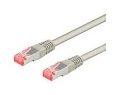 Goobay Patchcord S/FTP, Cat6a, LSZH, 3m, pilka (93782)