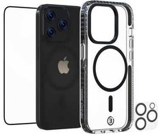 Goobay Triton „Impact Zero 3 in 1“ mobiliojo telefono dėklų rinkinys
