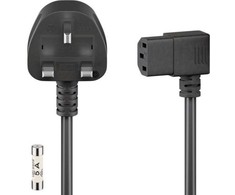 Goobay 45767, 2 m, maitinimo kištukas G tipo, C13 jungtis, H03VV-F, 230–250 V