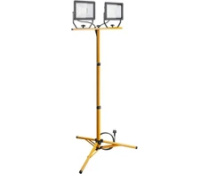 Goobay 49984, 100 W, LED, 4,6kg, IP65, Juoda, Geltona, Laisvai pastatoma darbo lemputė