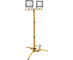Goobay 49984, 100 W, LED, 4,6kg, IP65, Juoda, Geltona, Laisvai pastatoma darbo lemputė