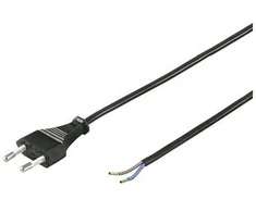 Goobay Prijungimo laidas EURO (C CEE 7/16) 1,5 m H03VVH2-F 2x0,75 50085