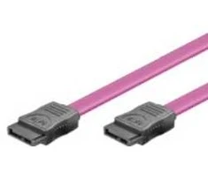 Goobay 50915, 0,5 m, SATA II, SATA 7 kontaktų, SATA 7 kontaktų, kištukas/kištukas, raudonas