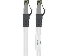 Goobay 55132, 25 m, Cat8.1, S/FTP (S-STP), RJ-45, RJ-45, Balta