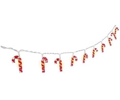 Goobay 58117, Dekoratyvinės šviesos, Raudona, Permatoma, Plastikas, Polivinilchloridas (PVC), IP20, 10 lempučių, LED