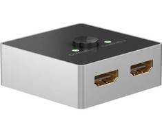 Goobay Ręczny przełącznik HDMI 2 do 1 (4K @ 60 Hz)