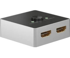 Goobay Ręczny przełącznik HDMI 2 do 1 (4K @ 60 Hz)
