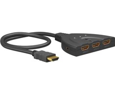 „Goobay“ rankinis HDMI jungiklis nuo 3 iki 1 (4K@60Hz)