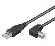 Goobay USB-A – USB-B USB laidas 5 m juodas (JAB-854301)