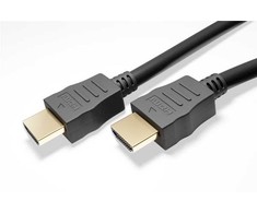 Goobay 61637, 0,5 m, HDMI A tipo (standartinis), HDMI A tipo (standartinis), 48 Gbit/s, garso grąžinimo kanalas (ARC), juodas