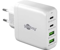 Įkroviklis Goobay Wieloportowa szybka kroviklis USB-C PD (68 W), balta