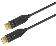 „Goobay DisplayPort 1.4“ hibridinio šviesolaidinio jungties kabelis, – laido ilgis 50 m