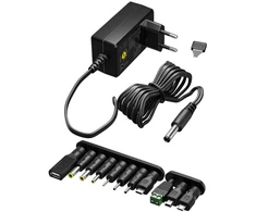 Goobay 65592, Universalus, vidaus patalpoms, 100-240 V, 3.6 W, viršsrovė, viršįtampis, perkrova, trumpasis jungimas, juoda