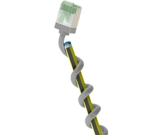 Goobay Itin lankstus CAT 8.1 pataisinis kabelis, plonas, U/FTP, pilkas – Kabelio ilgis 0,25 m