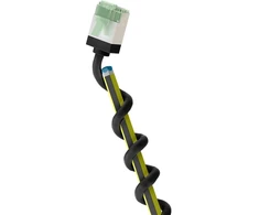 Goobay Itin lankstus CAT 8.1 pataisinis kabelis, plonas, U/FTP, juodas - Laido ilgis 0,25 m