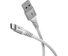 „Goobay“ | USB-C į USB-A itin minkštas tekstilinis laidas su metaliniais kištukais | 74531